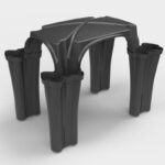 Vista laterale del cassero Super Hercules che evidenzia l'altezza