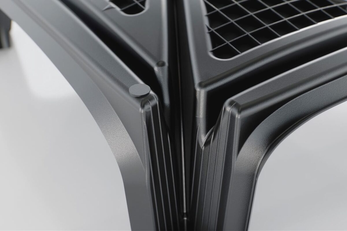 Dettaglio del cassero a perdere Super Hercules