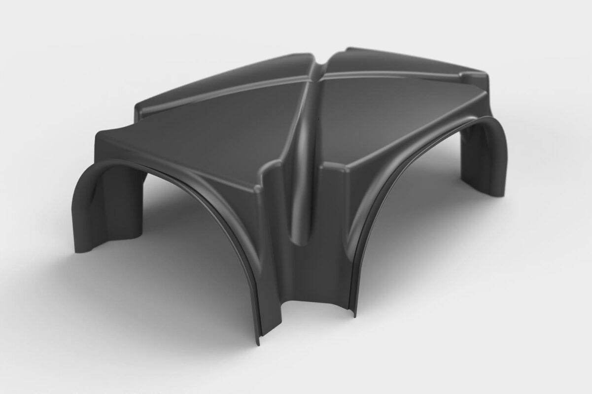 Posa di casseri a perdere per vespaio areato di fondazioni di un capannone industriale, in polipropilene riciclato 100%, realizzati da Project for Building, adatto sia per le nuove costruzioni, che per le ristrutturazioni.