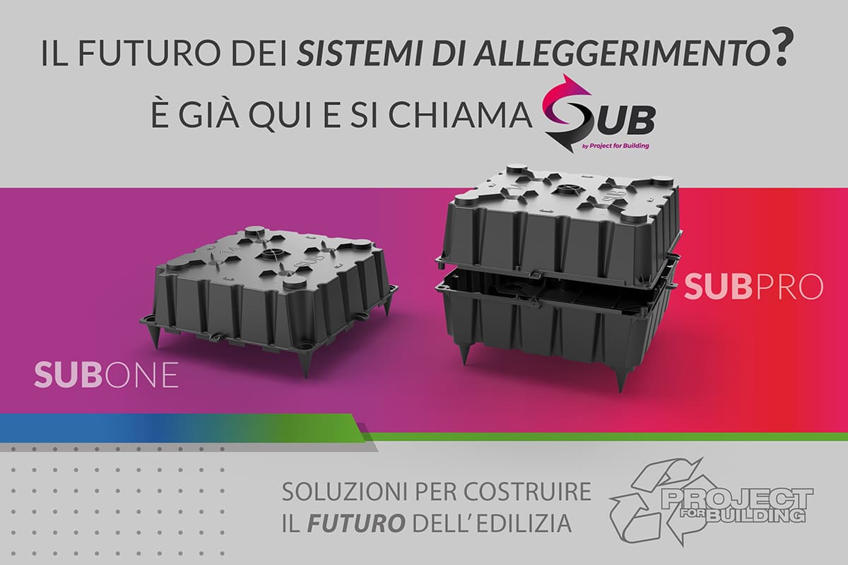 Immagine del SUB, innovativo sistema di alleggerimento solai.