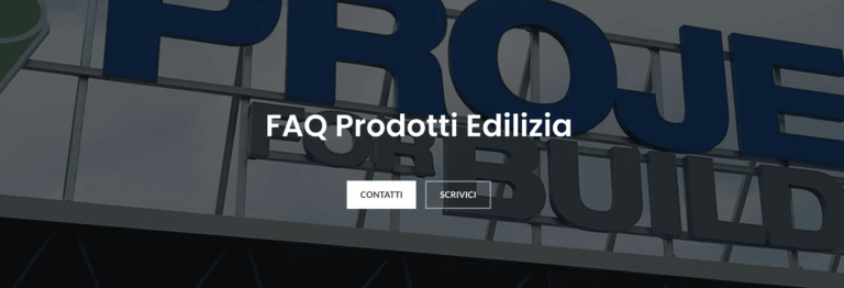 Immagine copertina FAQ Edilizia